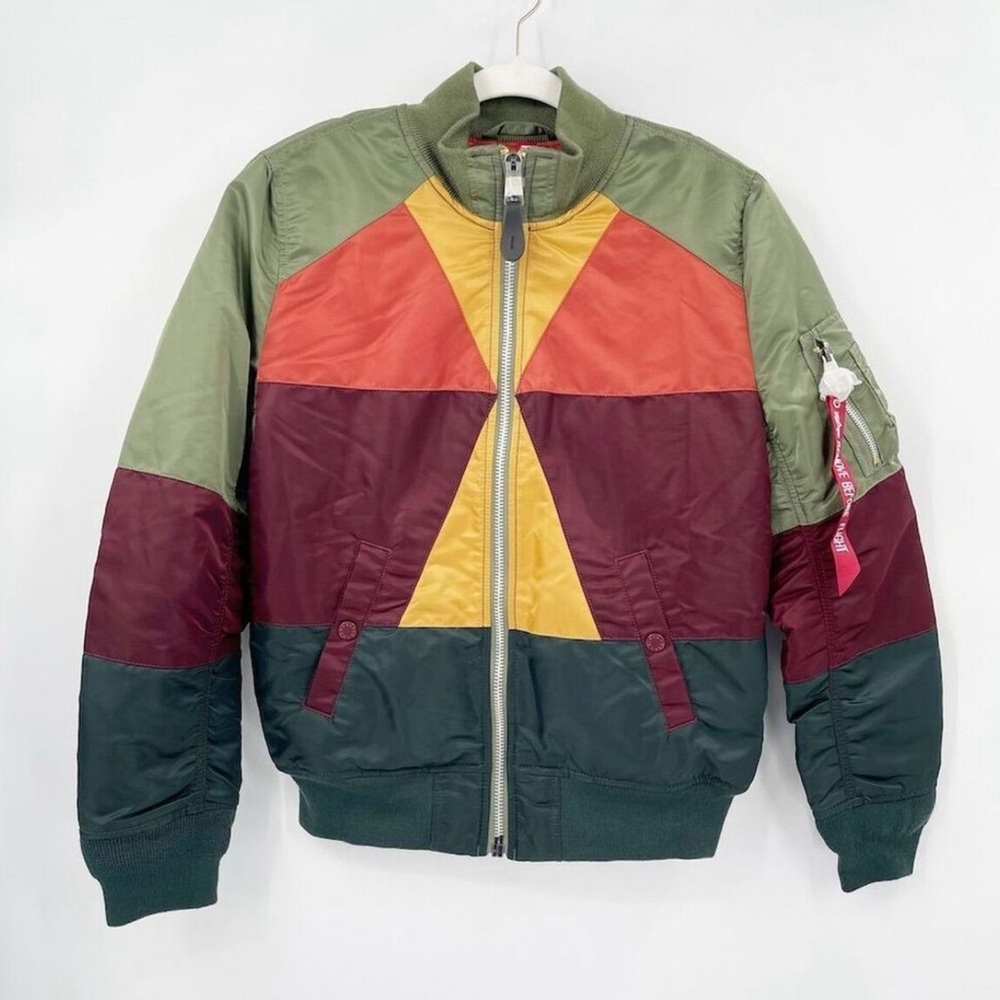 ALPHA INDUSTRIES Bomber jacket S/P worn ONCE - in PERFECT CONDITION